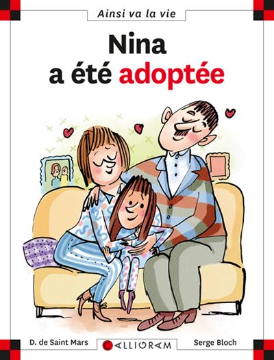 N°27 Nina a été adoptée - DOMINIQUE SAINT MARS (DE) - cartonné