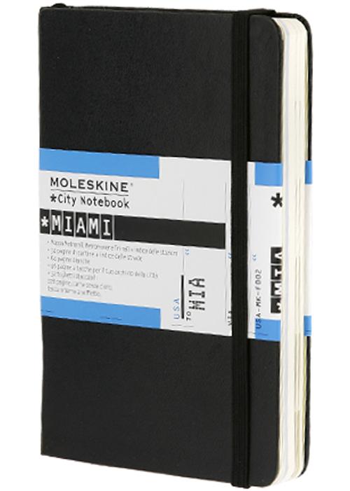 City Notebook Miami - Couverture Rigide Noire
