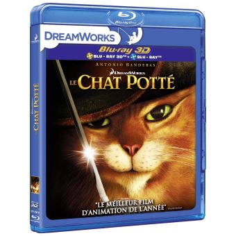 Le Chat Potte Combo Blu Ray 3d 2d Dvd Chris Miller Blu Ray Achat Prix Fnac