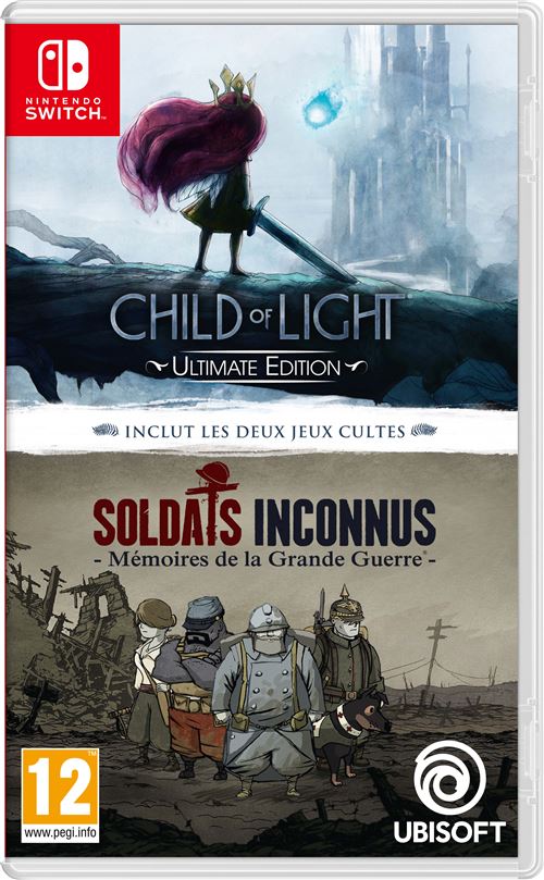 Child of Light Ultimate Edition + Soldats Inconnus Mémoires de la Grande Guerre Nintendo Switch