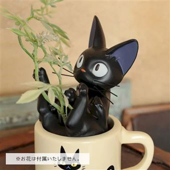 Soliflore Kiki la petite sorcière Ghibli Jiji dans sa tasse