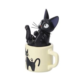 Soliflore Kiki la petite sorcière Ghibli Jiji dans sa tasse