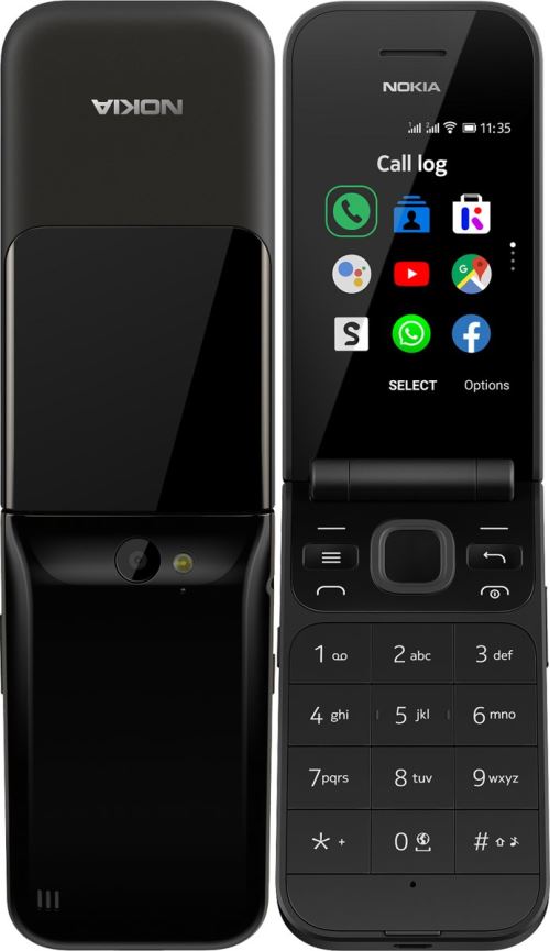 Nokia 2720 Flip 4G Dual Sim Black 2,8"