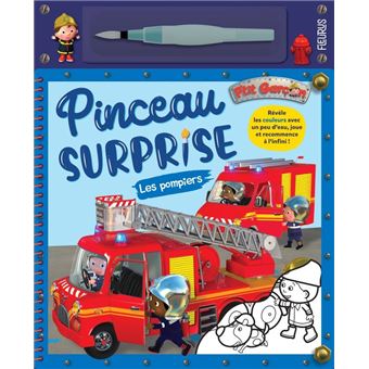 Pinceau surprise P'tit garçon - Les pompiers