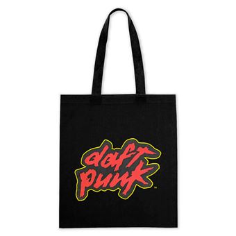 Tote bag Daft Punk Logo Rouge Noir Exclusivité Fnac