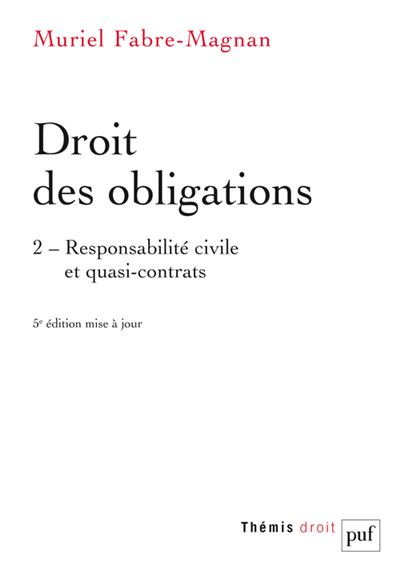 Droit des obligations - Muriel Fabre-Magnan - broché