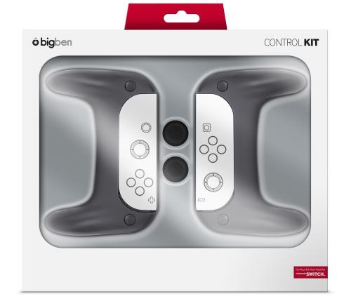 Ensemble BigBen de 2 Grips pour Joystick et 2 Poignées pour Joy-Con Nirtendo Switch