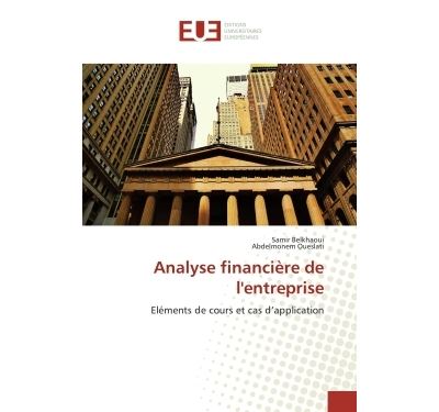 Analyse financière de l'entreprise