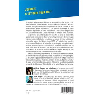 L'Europe c'est quoi pour toi ?