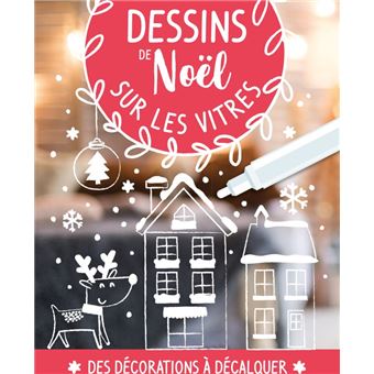 Dessins de noel sur les vitres