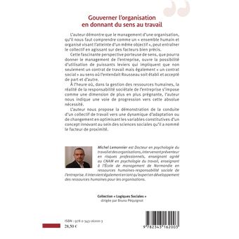 Gouverner l'organisation en donnant du sens au travail