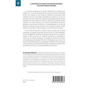 La pertinence du concept d'autonomie réciproque chez Jean-François Malherbe
