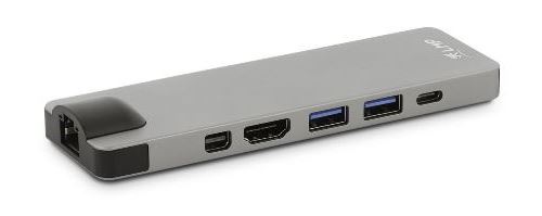 LMP 4K 8-PORT USB-C COMPACT DOCK HDMI, MINI-DP, ETHERNET, USB 3.0, SD, MICROSD GRIJS