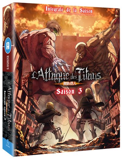 L'Attaque des Titans L'intégrale de la Saison 3 Blu-ray