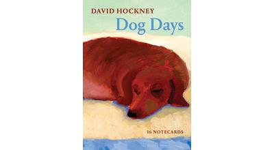 David Hockney Dog Days : Notecards