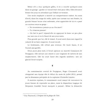 Marinade au goût amer