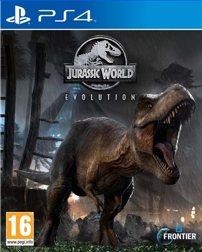 Pochette avant du jeu Jurassic World Evolution PS4