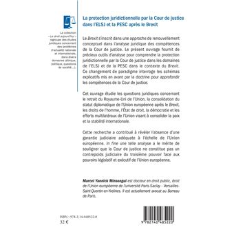 La protection juridictionnelle par la Cour de justice dans l'ELSJ et la PESC après le Brexit