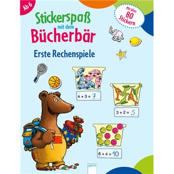 STICKERSPASS/BUECHERBAER-ERSTE RECHENSPI