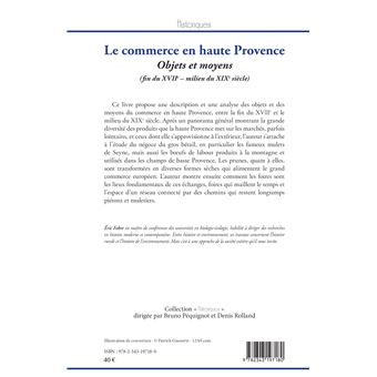Le commerce en haute Provence