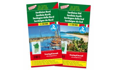 F&B Sardinië Noord en Zuid, set 2 kaarten