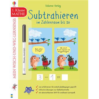 $WISCH UND WEG-SUBTRAHIEREN ZAHLEN BIS 20