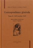 Correspondance générale