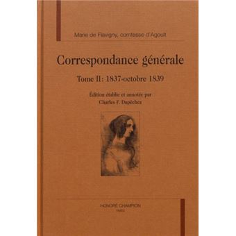Correspondance générale
