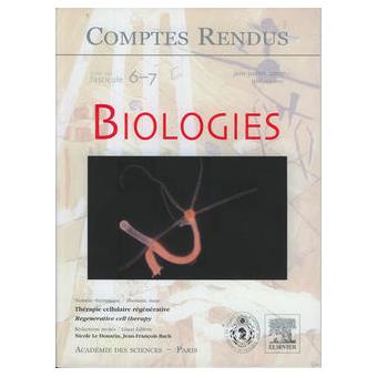 Comptes rendus academie des sciences biologies tome 330 fasc