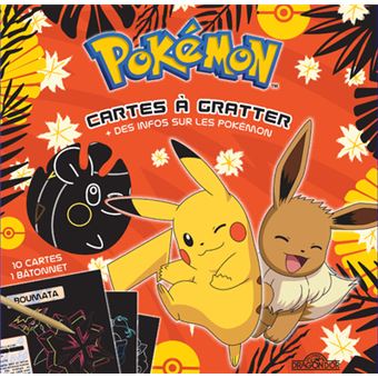 Les Pokemon Pokemon Cartes A Gratter Des Infos Sur Les Pokemon Pikachu Et Evoli The Pokemon Company Alexandre Debrot Achat Livre Fnac