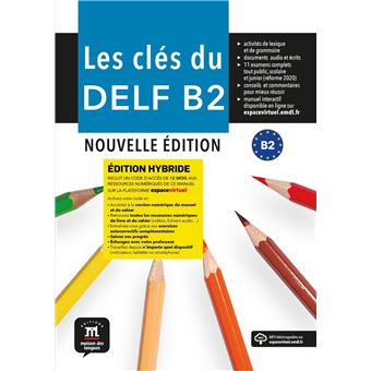 Les cles du delf b2 livre de l'eleve ed.hybride