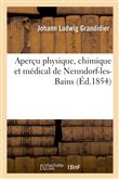 Aperçu physique, chimique et médical de Nenndorf-les-Bains