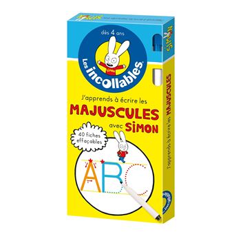 Les incollables - J'apprends à écrire les majuscules avec Simon