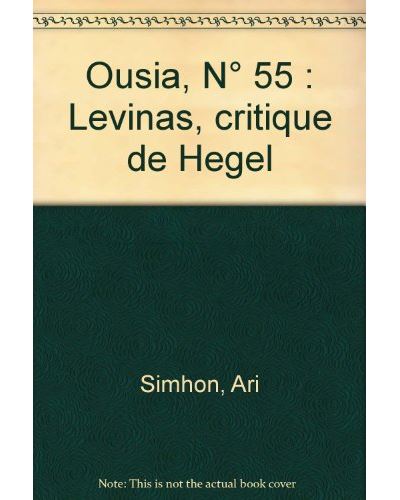 Levinas, critique de Hegel