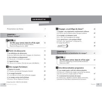 Invitation au voyage... (programme BTS 2023-2024)