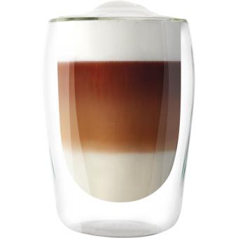 6 verres à latte macchiato 300ml avec imprimé café, verres à thé, verr
