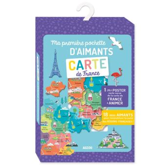 Ma pochette d'aimants - carte de france