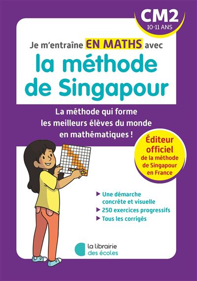 Je m'entraine avec la methode de singapour maths cm2