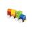 Bri Infant/Preschool Train Empilable Magn&eacute;tique - Couleurs Acidul&eacute;es