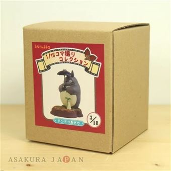Statue Mon voisin Totoro Ghibli Collection Stop Motion Totoro Gris Dondoko Pose 3