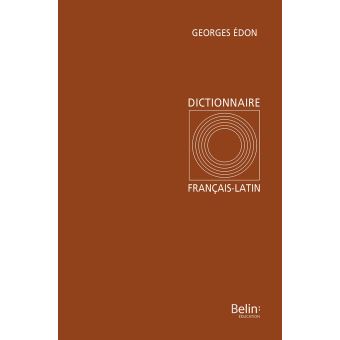 Dictionnaire latin hotsell