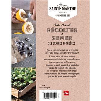 Récolter et semer ses graines potagères
