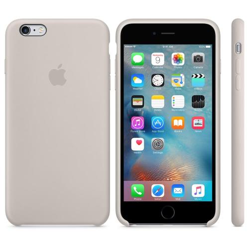 Apple Coque en silicone Gris anthracite Apple iPhone 6s Plus