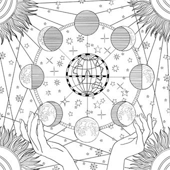 Les grands carrés d'Art-thérapie Zodiaque