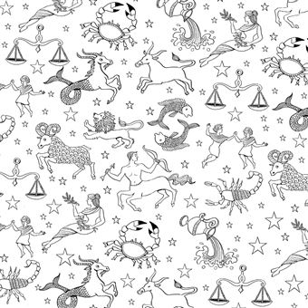 Les grands carrés d'Art-thérapie Zodiaque