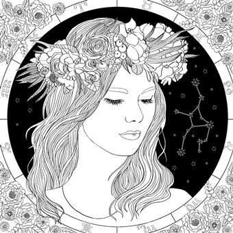 Les grands carrés d'Art-thérapie Zodiaque