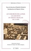 Aux sources de la paix