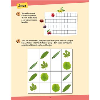 Je sais reconnaître les arbres