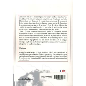 L'Anglais juridique des professionnels