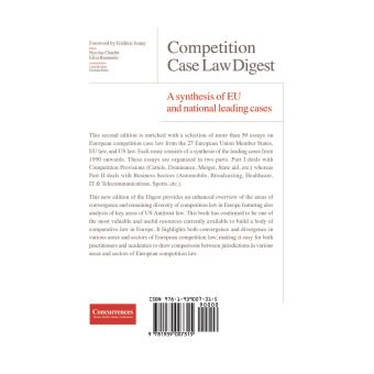 Digest 2015 Competition Case Law Digest A Synthesis of EU and National Leading Cases